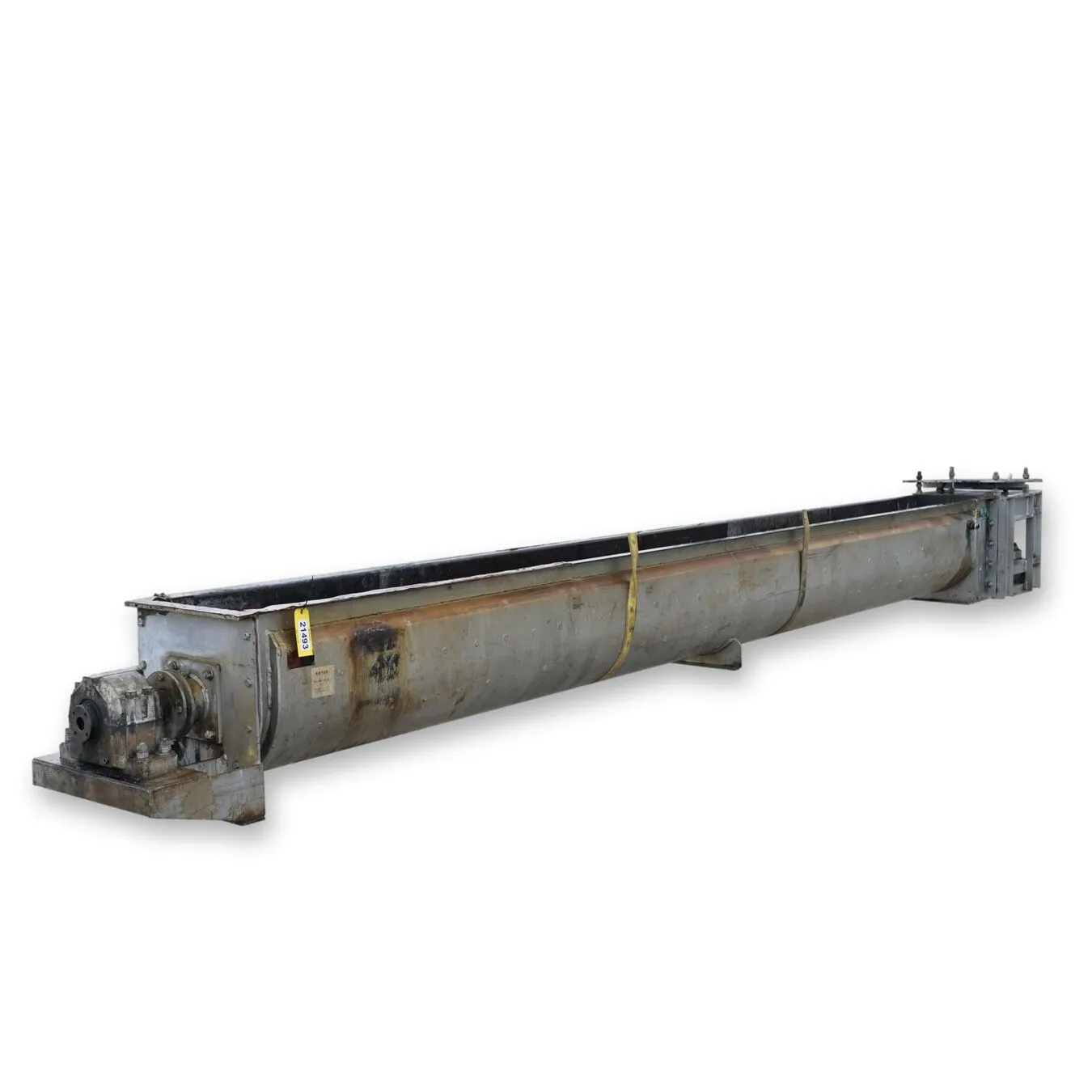 Used 18" X 20' L Thomas Conveyor Holo Flite Thermal Screw Auger Processor Dryer