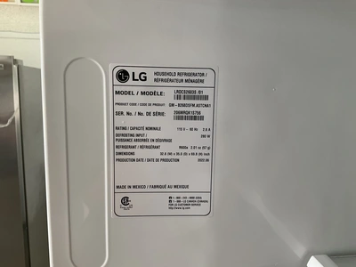 Used LG LRDC2603S Refrigerators Michigan US | Miedema Asset Management Group #1325708