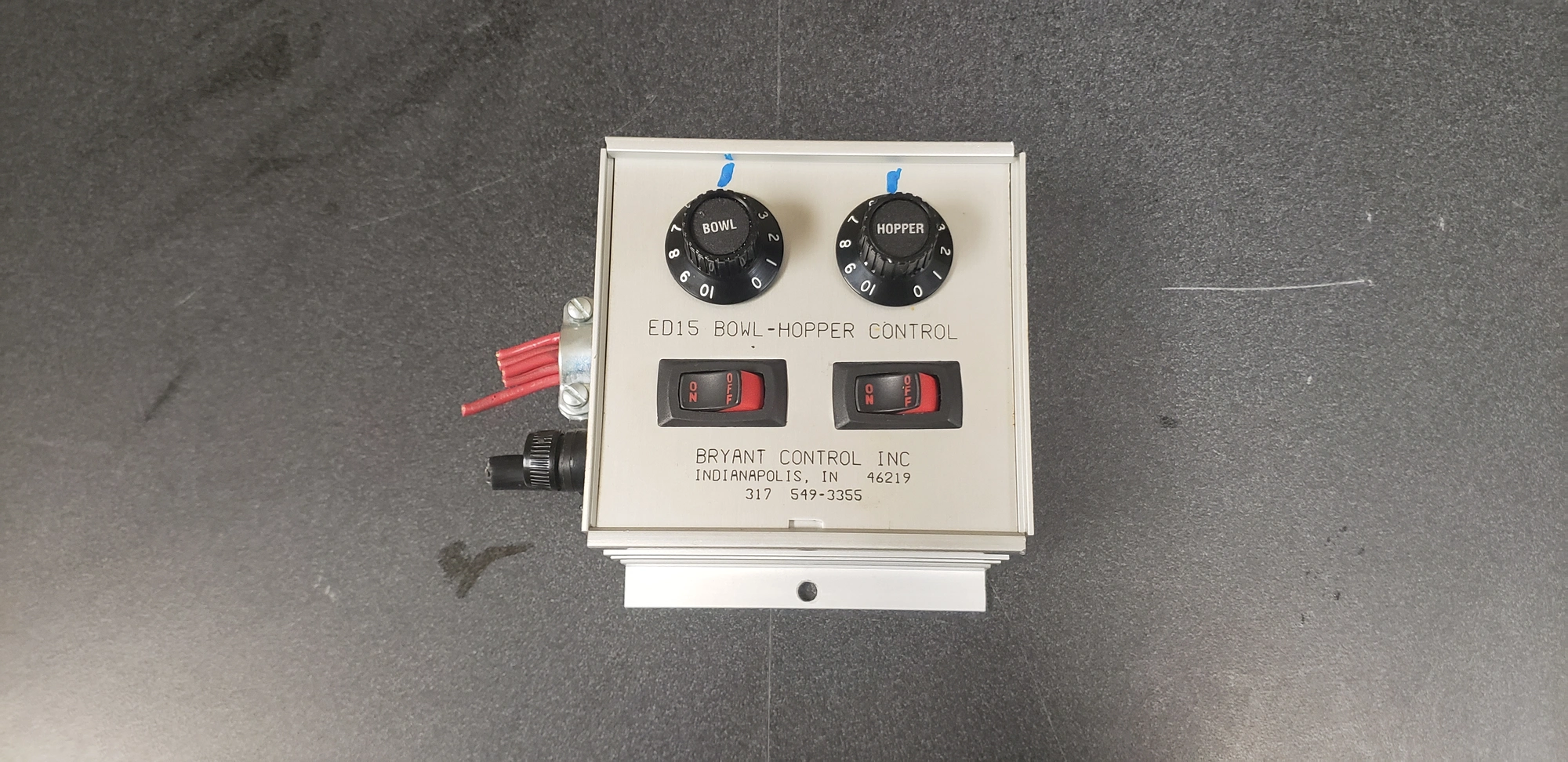 Bryant Control Inc Bowl-Hopper Control​ ED15