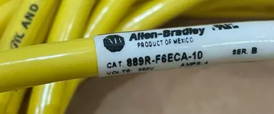 NEW ALLEN BRADLEY 889R-F6ECA-10 QD CORDSET SER.B 889RF6ECA10