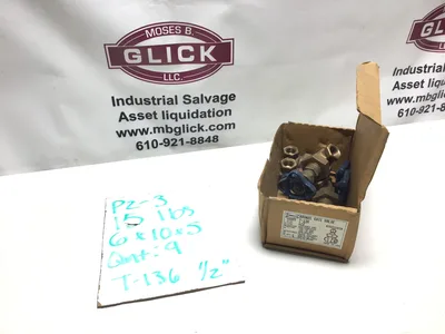 Nibco T-136 1/2in Bronze Gate Valve 039923619778 Non rising stem
