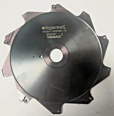 Ingersoll 3VL5V-10037AK-10 Face Mill Slot 10" indexable Milling Cutter V MAX