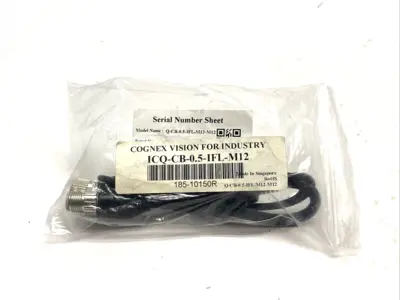 ICQ-CB-0.5-IFL-M12 | Cognex  Connection Cable - New