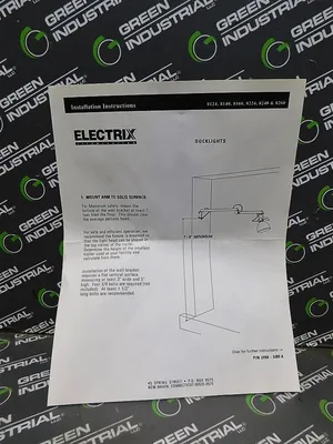 Electrix Illumination 8140 Yellow Dock Light with HL Shade New