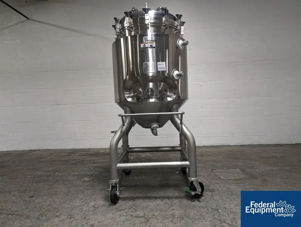 USED A&M Process 500 Liter A&B Process Receiver Tank, 316 S/S, 44/150#