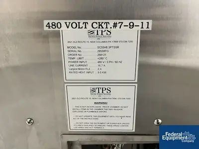 USED Gruenberg Gruenberg TPS Oven, Model SC55H8.3PTSSR, S/S, 280 C