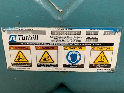 Tuthill Blowers 20HP  (3)
