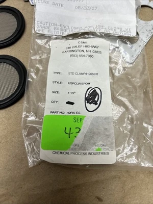 (11) 1.5"Mesh Screen STD Clamp #100SCR USPCLVI EPDM NNB Fast Shipping