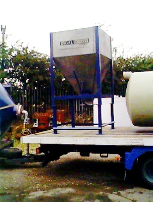 1.19 Cu.M. S/S Portable Hopper