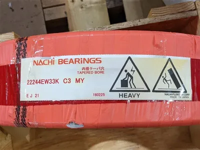 Nachi 22244EW33K.C3.MY Tapered Roller Bearing 220 mm x 400mm x 108mm New NIB