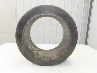 Forklift Tire 16-1/4x7x11-1/4 Smooth Press-on Black Rubber