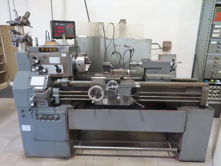 Used 1981 WHACHEON WEBB 15 3/4 x 40 Engine Lathes Oregon US | MD Equipment Services LLC #230885