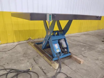 4,000 LBS X 71.75" X 71.75" LIFT PRODUCTS MODEL LPFT4W-040-36 HYRAULIC SCISSOR LIFT TABLE 110V: YOBRO #24988