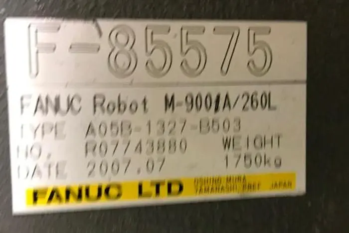 Used 2007 FANUC M900IA/260L Robots Michigan US | Aucto #1333556