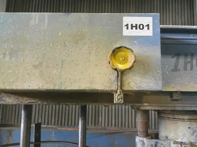 SPC9346  Mixer and Blender 50/10 hp Hockmeyer disperser, air over oil lift, dual shaft