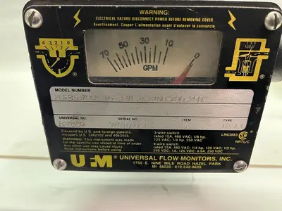 New | in-Stock UNIVERSAL FLOW MONITORS MN-BSB70GM-16-32V1.0-A1NR-Z86-25D Meters - Misc Ohio US | Surplus Asset Holdings #1226359
