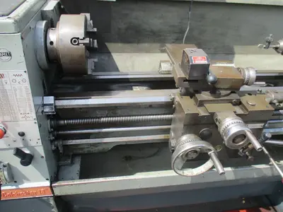 15" x 50" Clausing Colchester, Lathe, In/Mm, 2000 RPM, 9.5" swing over cross slide, 2000 RPM, 7.5 HP