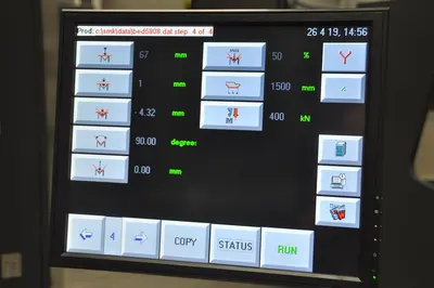 USED SAFAN E-BRAKE SMK 40 TON X 2050 MM CNC