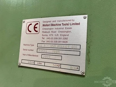 USED 2009 MOLLART LD8 - 150 PELLET DIE
