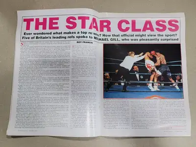 USED BOXING MONTHLY OCTOBER 2000
