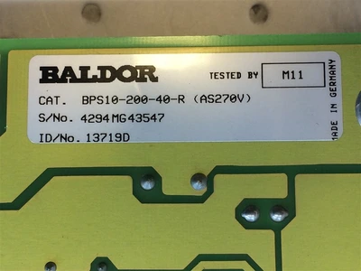 USED LVD BPS 10 (1)-BPS10 6455 56 58    POVER SUPPLY