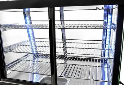 26-inch Display Warmer with 96 L capacity and Front and Back Doors