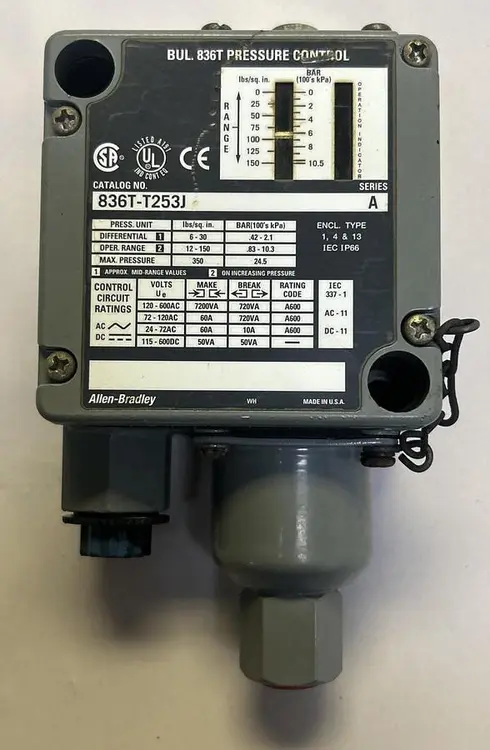 Used ALLEN-BRADLEY 836T-T253J Miscellaneous Equipment (Electrical & Power) Ohio US | Surplus Asset Holdings #1238866