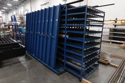 Commercial Bar Stock Storage Rack - 48" x 90" x 148"