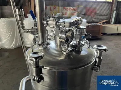 Used GS Stainless, Inc. 100 Liter GS Stainless Receiver Tank, S/S, 15# Stainless Steel Tanks Ohio US | Federal Equipment Company #126682