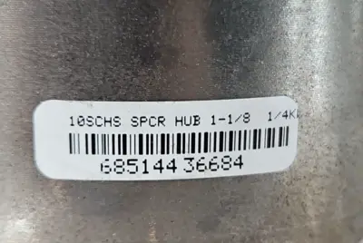Lovejoy 68514436684 Cast Iron 10SCHS Spacer Hub, 1-1/8" Bore Loc5E23