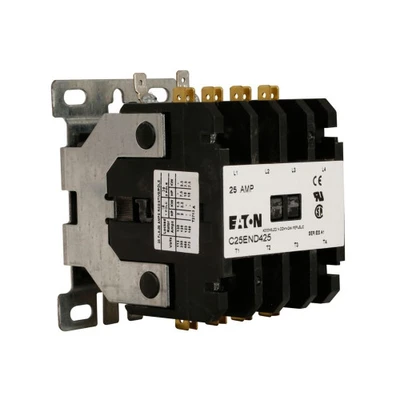 Eaton C25END430T Definite Purpose Contactor, Quick, 30A, 24 Vac [New]