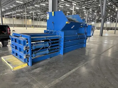 USED BALEMASTER 1772-AO WIDE MOUTH CLOSED DOOR BALER