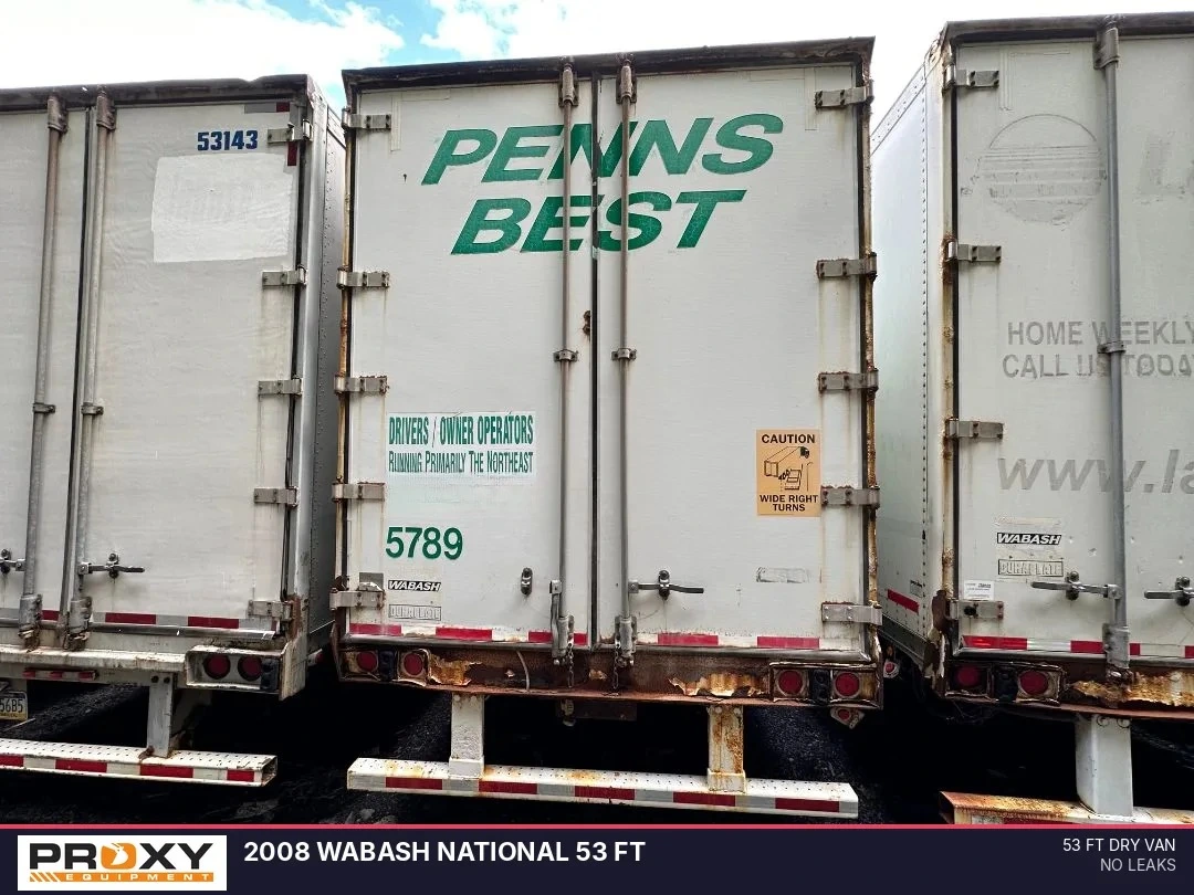 Used 2008 WABASH NATIONAL 53 FT Box Trailers Pennsylvania US | Proxy Equipment #1384949
