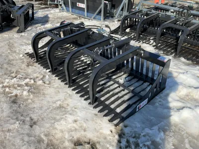 Used JCT ROCK BUCKET GRAPPLE SKID STEER ATTACHMENT Grapple Buckets Michigan US | Miedema Asset Management Group #1328944