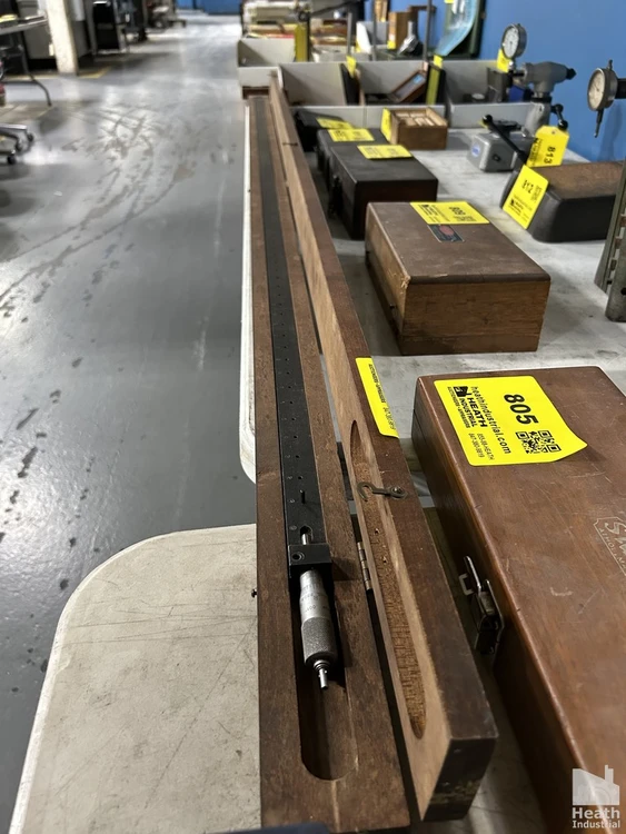 Used _UNKNOWN_ MITUTOYO 72 IN STRAIGHT MICROMETER Micrometers Illinois US | Heath Industrial Auction Services #1386923