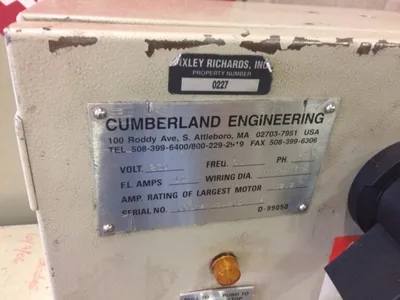 1999 CUMBERLAND Granulator Granulators | Aqua Poly Equipment Company (4)