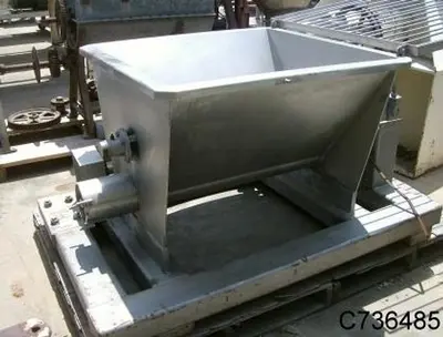 Extruder, Mixer, 6", S/st, 10 HP, Pasta #C736485
