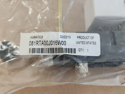 NEW Numatics 081RTA00J016W00