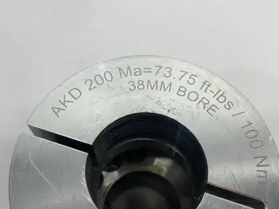 Used Ringfeder Metal Bellows Coupling 38mm Bore to 40mm Bore Ma=73.75 ft-lbs Tooling & Accessories (Other) Michigan US | Maverick Industrial Sales #1395149