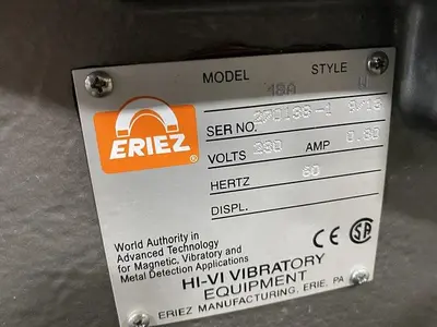 USED 2013 ERIEZ MAGNETICS 48A STYLE W