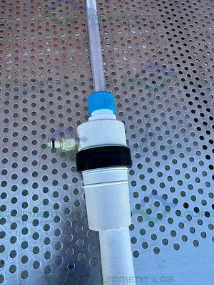 USED CHEMGLASS STAINLESS STEEL TEMPERATURE SENSOR 56 1/2" X 13 MM