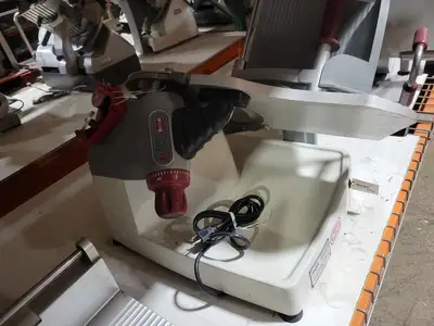 Used Berkel X13 13" Diameter Manual Gravity Feed Meat Slicer - 1/2 HP, 120V