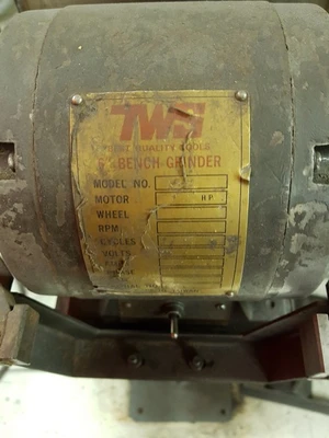 TWS 6″ Bench Grinder w/ Stand