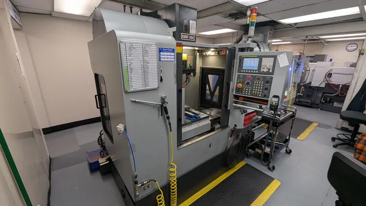 2012 KENT KVR-2418 Vertical Machining Centers | Tight Tolerance Machinery
