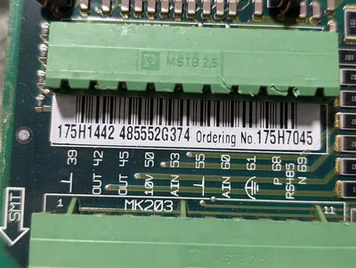 Danfoss 175H1431DT5 Variable Frequency Drive Control Board 175H1442 Used