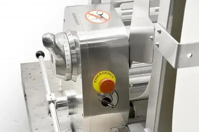 Stainless Steel Table Top Dough Sheeter with 88-inch Conveyor Length – 0.75 HP (550 W), 220 V, 1 Phase