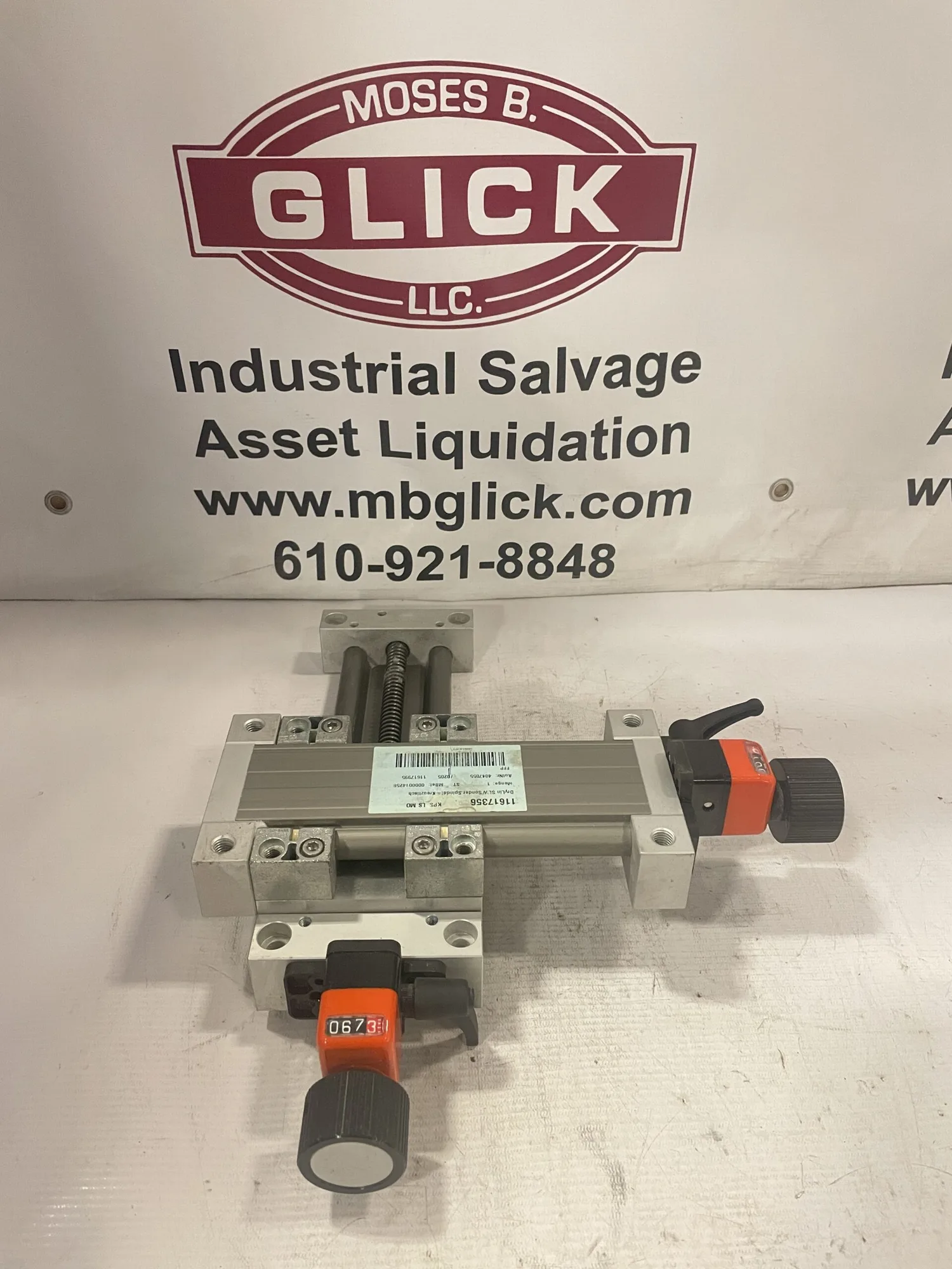 Igus/Drylin 9921803001 XY Linear Positioning Stage/Table 3” & 5-1/2” Travel