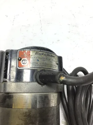 Black & Decker 331 Router Motor 2500 RPM 1-1/2HP