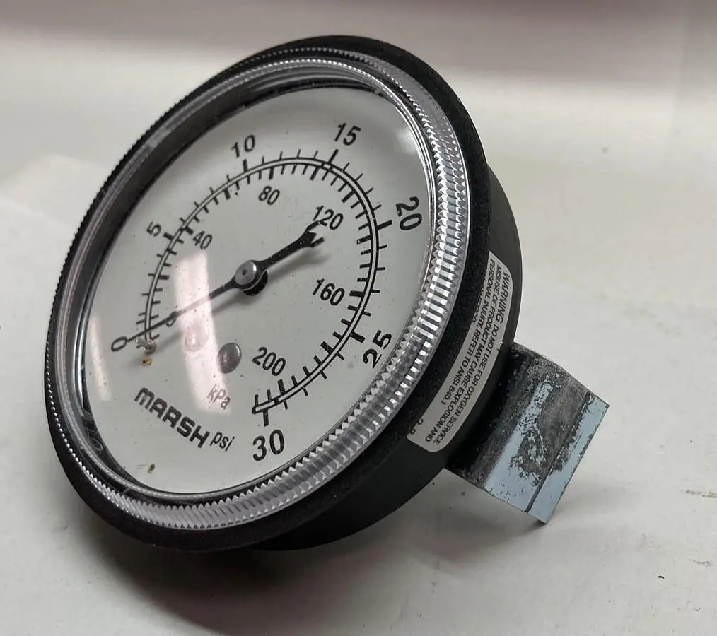 New | in-Stock MARSH 0-30 Universal Pressure Meters Ohio US | Surplus Asset Holdings #1243716