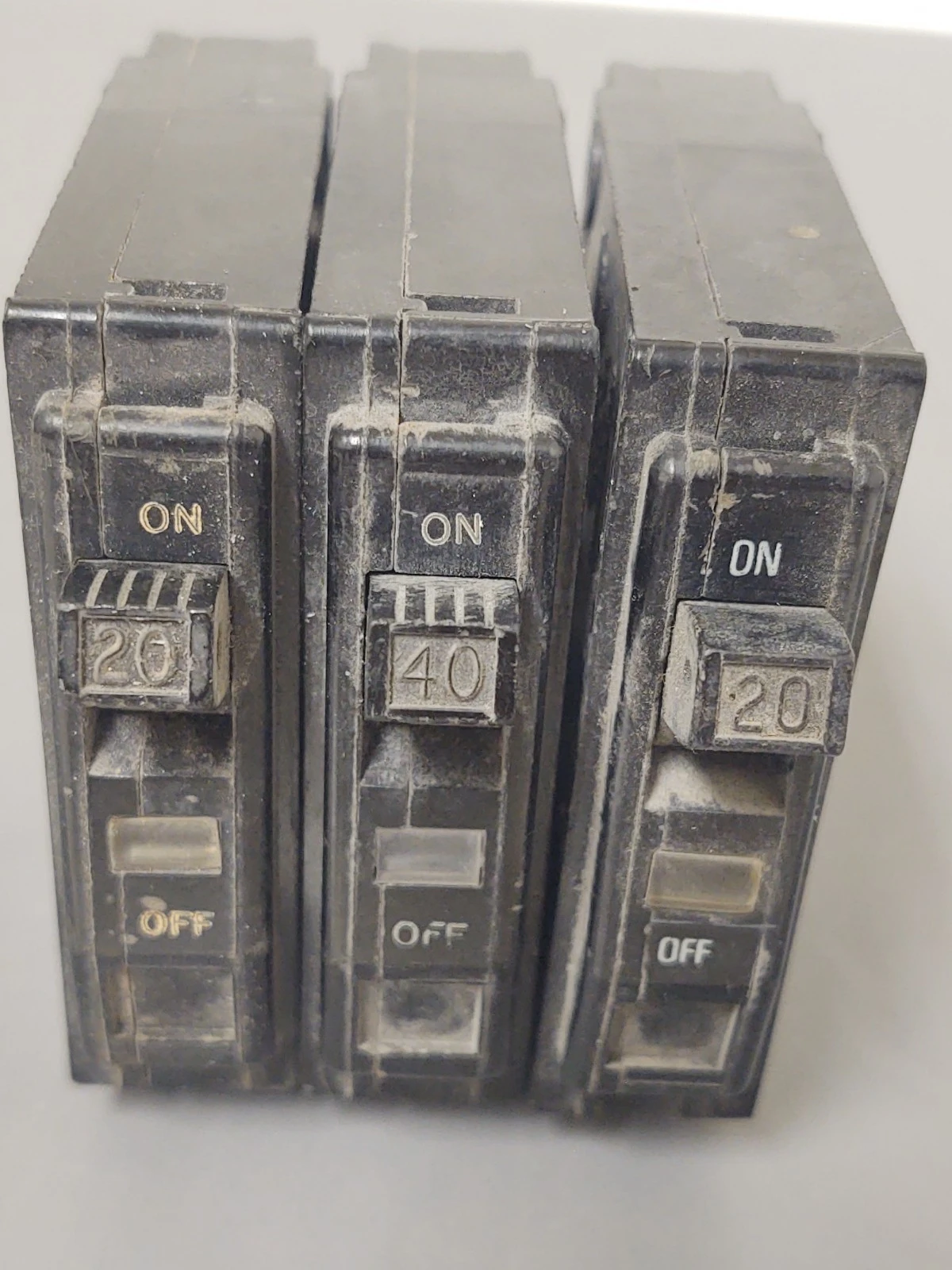 🔥SQUARE D QO140 (1) Single Pole 40 AMP Type QO Circuit Breaker (2) 20A